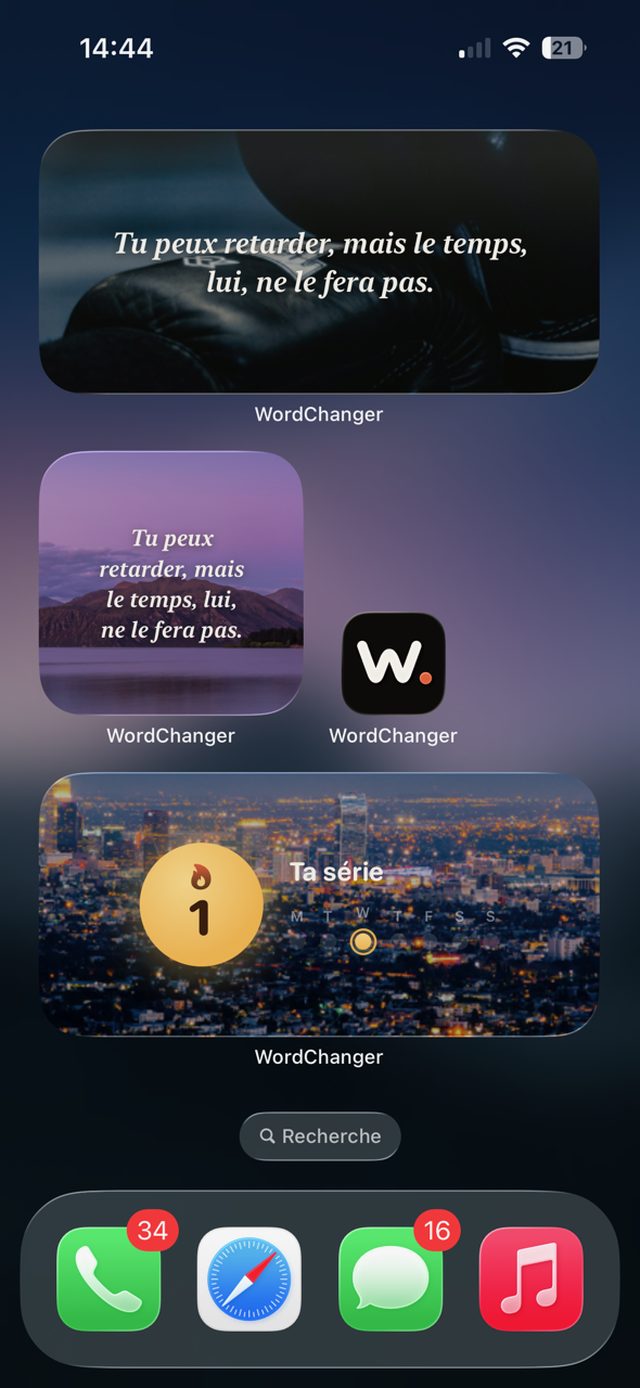 Les widgets